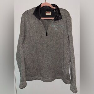 ADPi Gray Quarter-Zip Sweatshirt